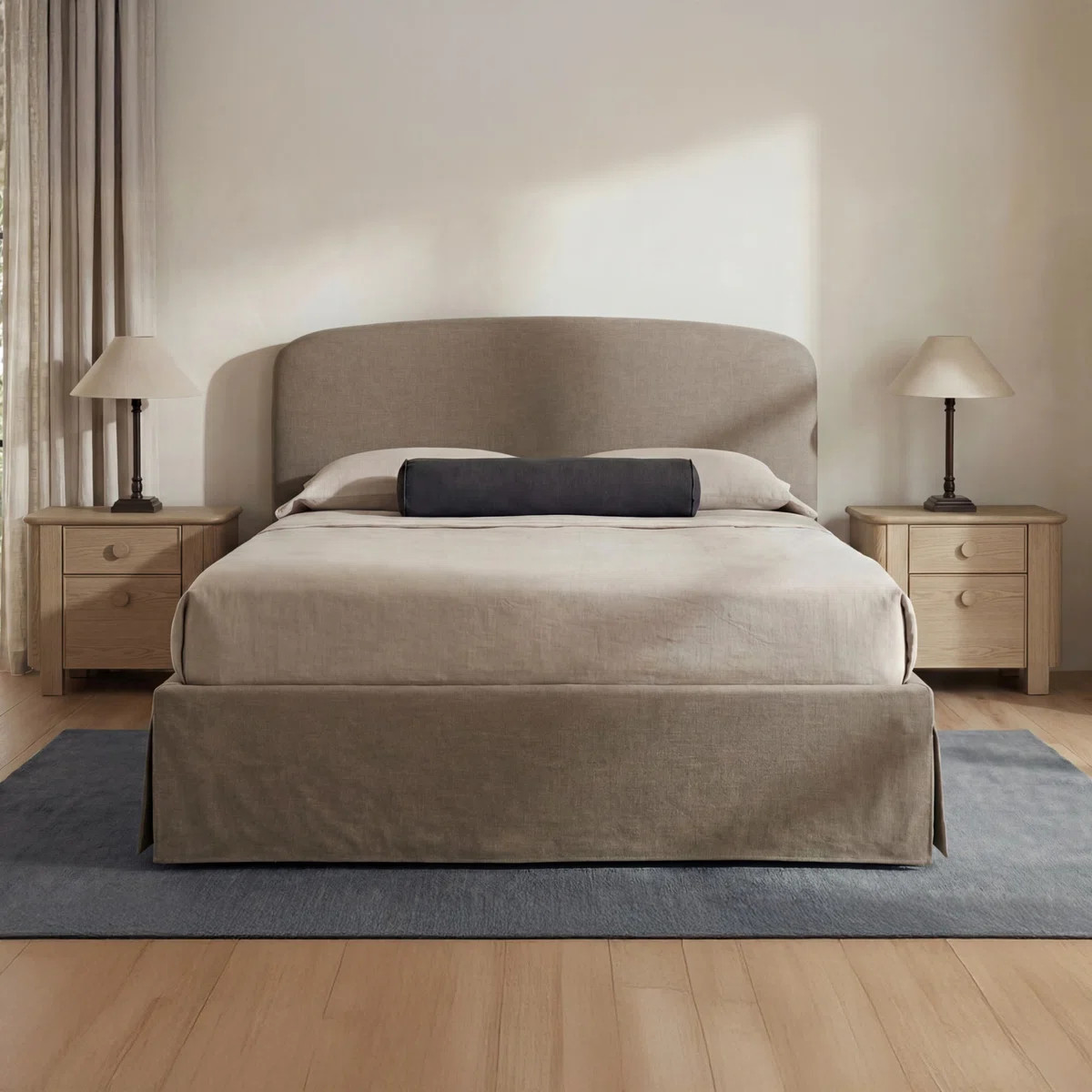 Backman Queen Storage Bed Taupe | Wayfair North America