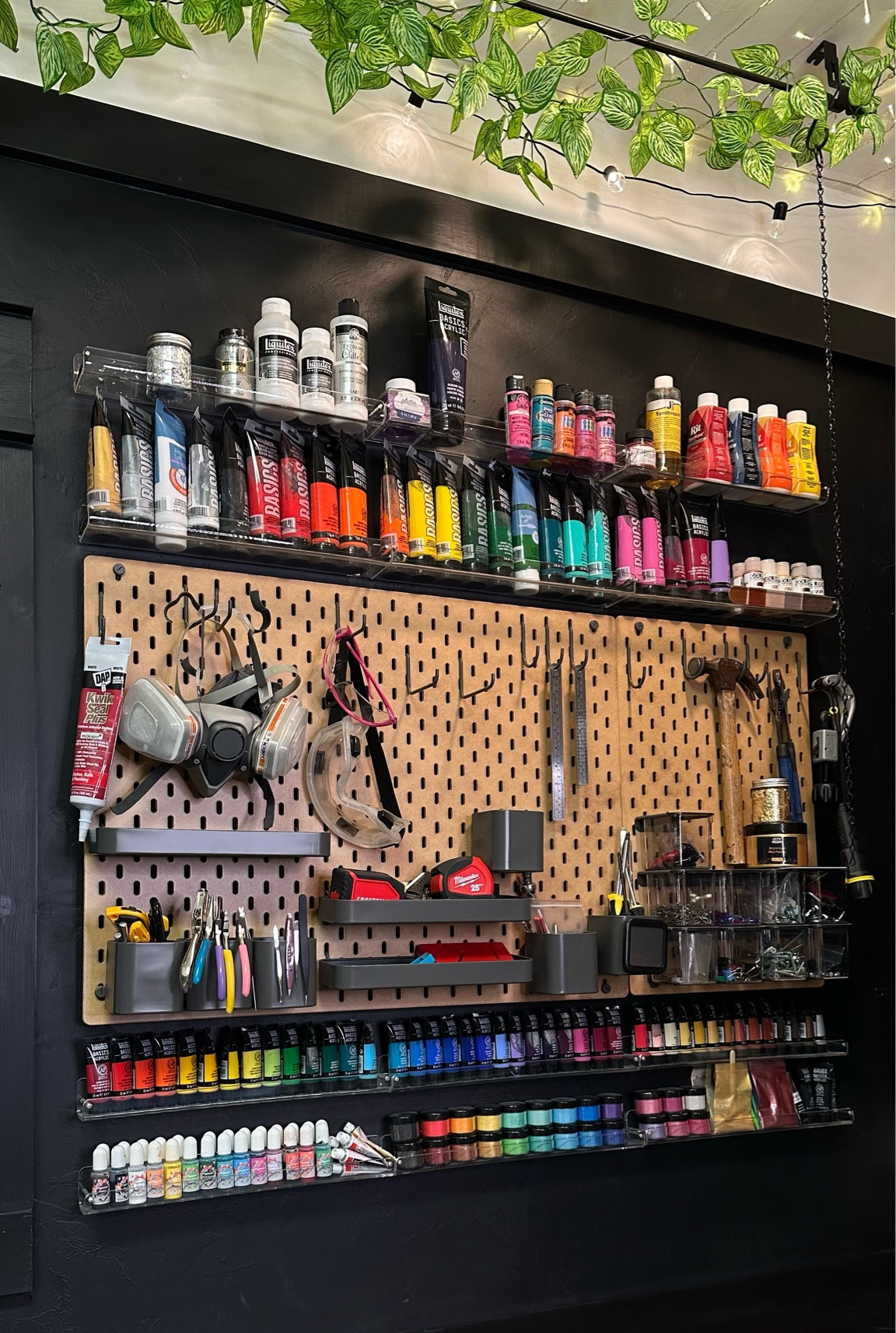 Paint and Tool Storagee, pegboard from Ikea

#LTKHome