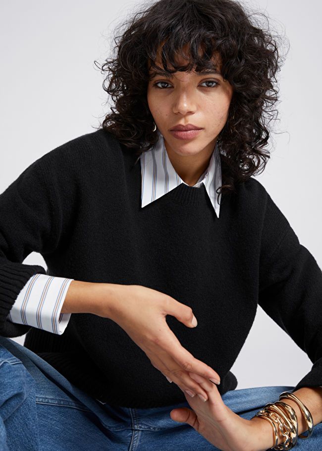 Cropped Knit Sweater | & Other Stories US