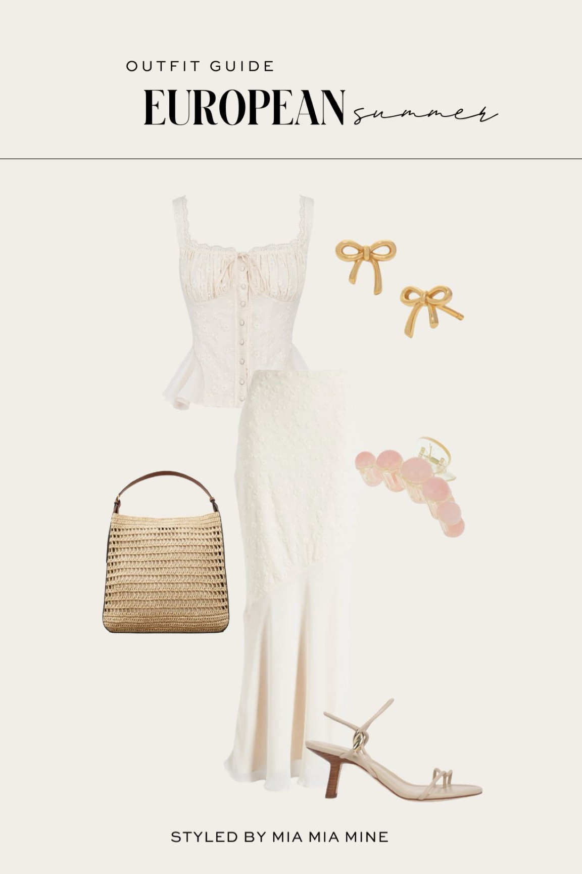 Summer vacation outfit / European inspired outfit
House of CB corset
House of CB lace maxi skirt
Mango raffia bag
Bow earrings 

#LTKStyleTip #LTKTravel #LTKSeasonal