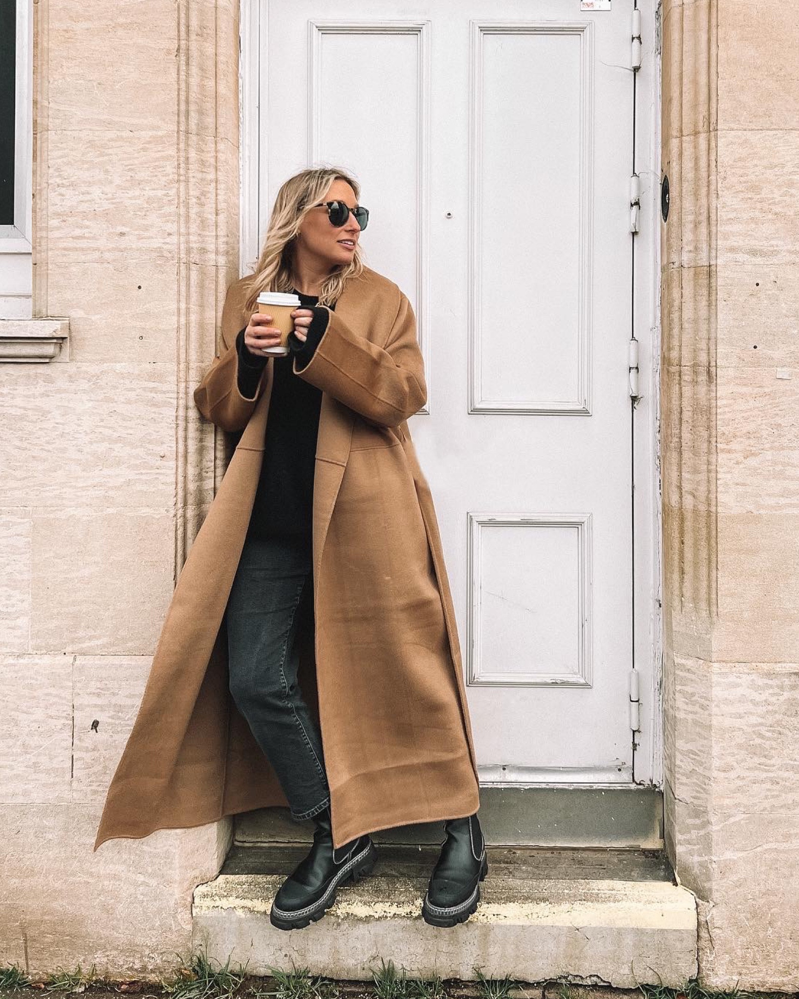 Belted Wool Blend Wrap Coat curated on LTK