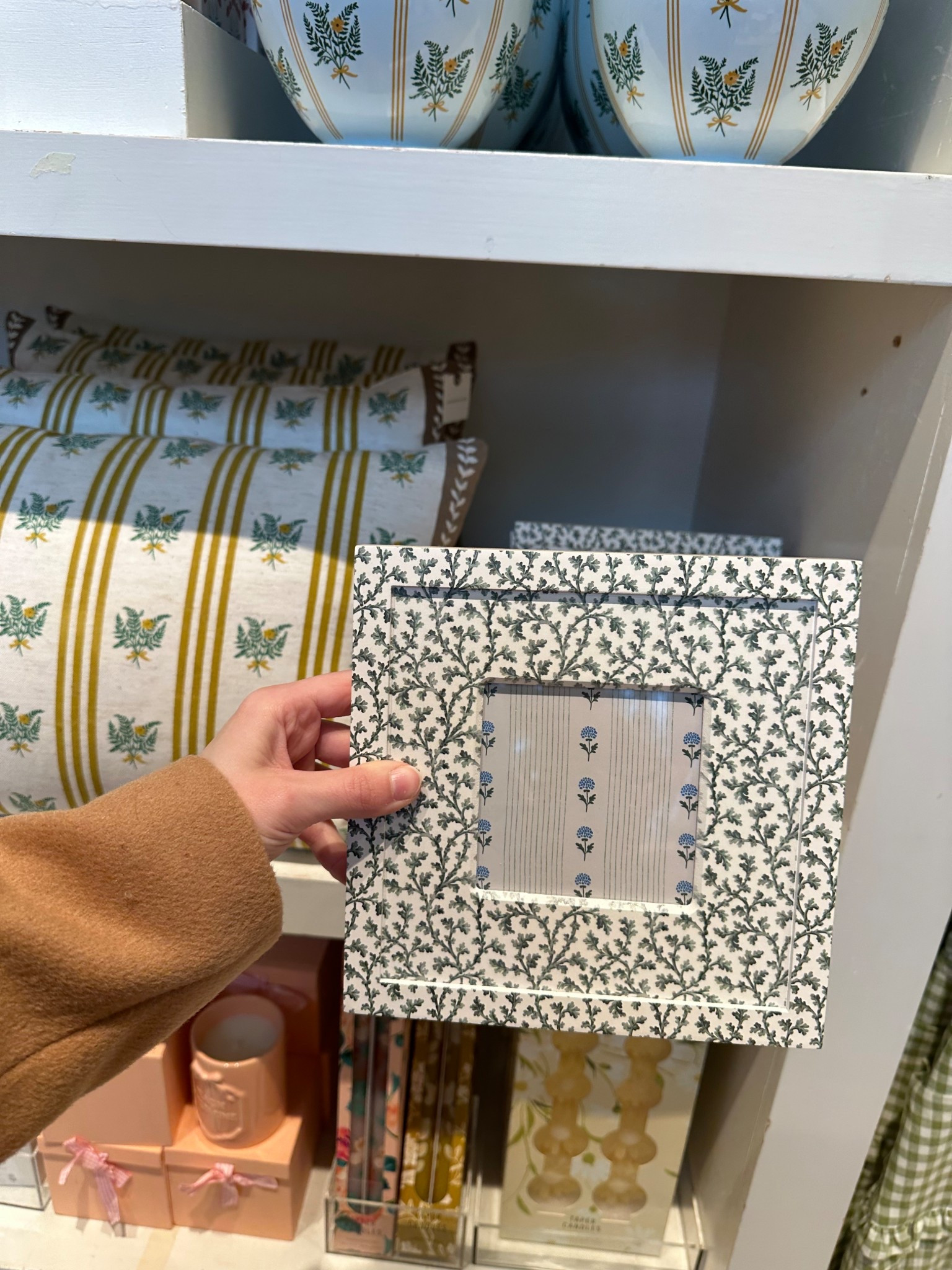 pattern drench frames! see all the color options online. The stripes are so cute too! This is the Irena patternn

#LTKHome