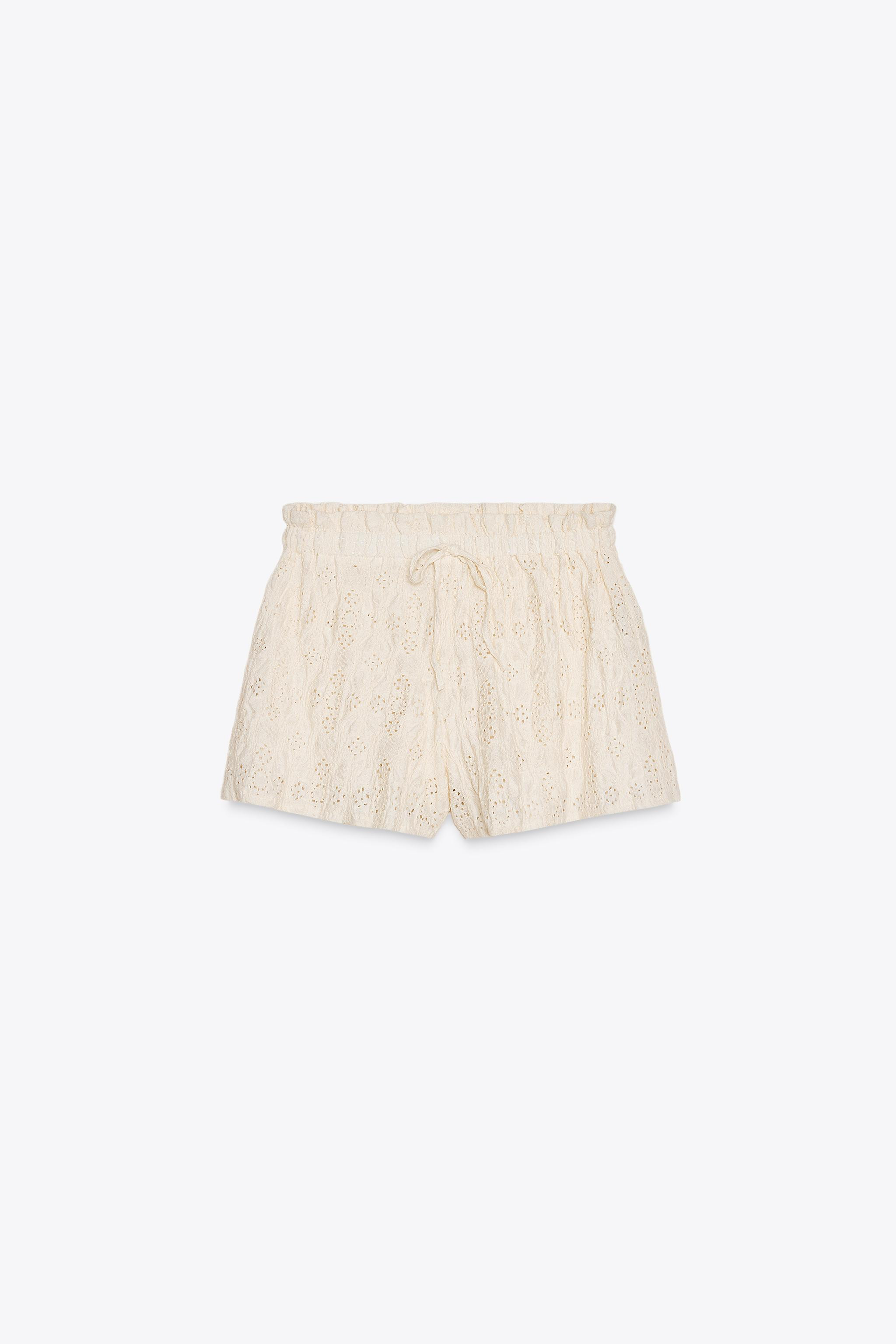 EMBROIDERED SHORTS | Zara US