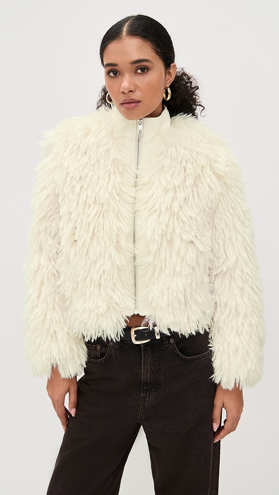 Lillet Shag Faux Fur Bomber | Shopbop