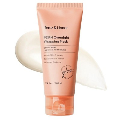 Terez & Honor PDRN Night Wrapping Peel-Off Facial Mask, Korean Firming & Hydrating Mask with Copper Peptide, Collagen & Hyaluronic Acid, 3.4 FL OZ | Target