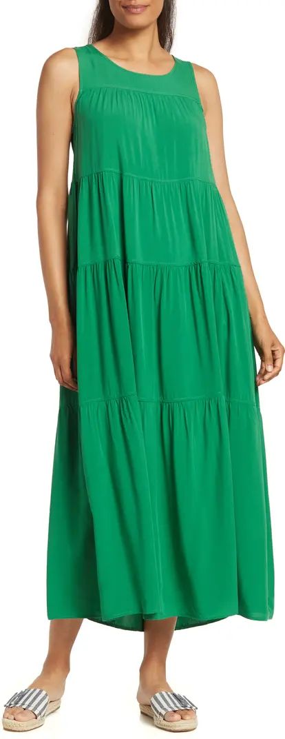 Tiered Sleeveless Maxi Dress | Nordstrom Rack