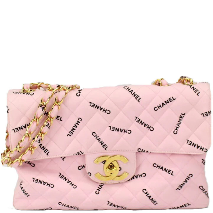 Canvas Maxi Logo Flap (PL1) | Keeks Designer Handbags