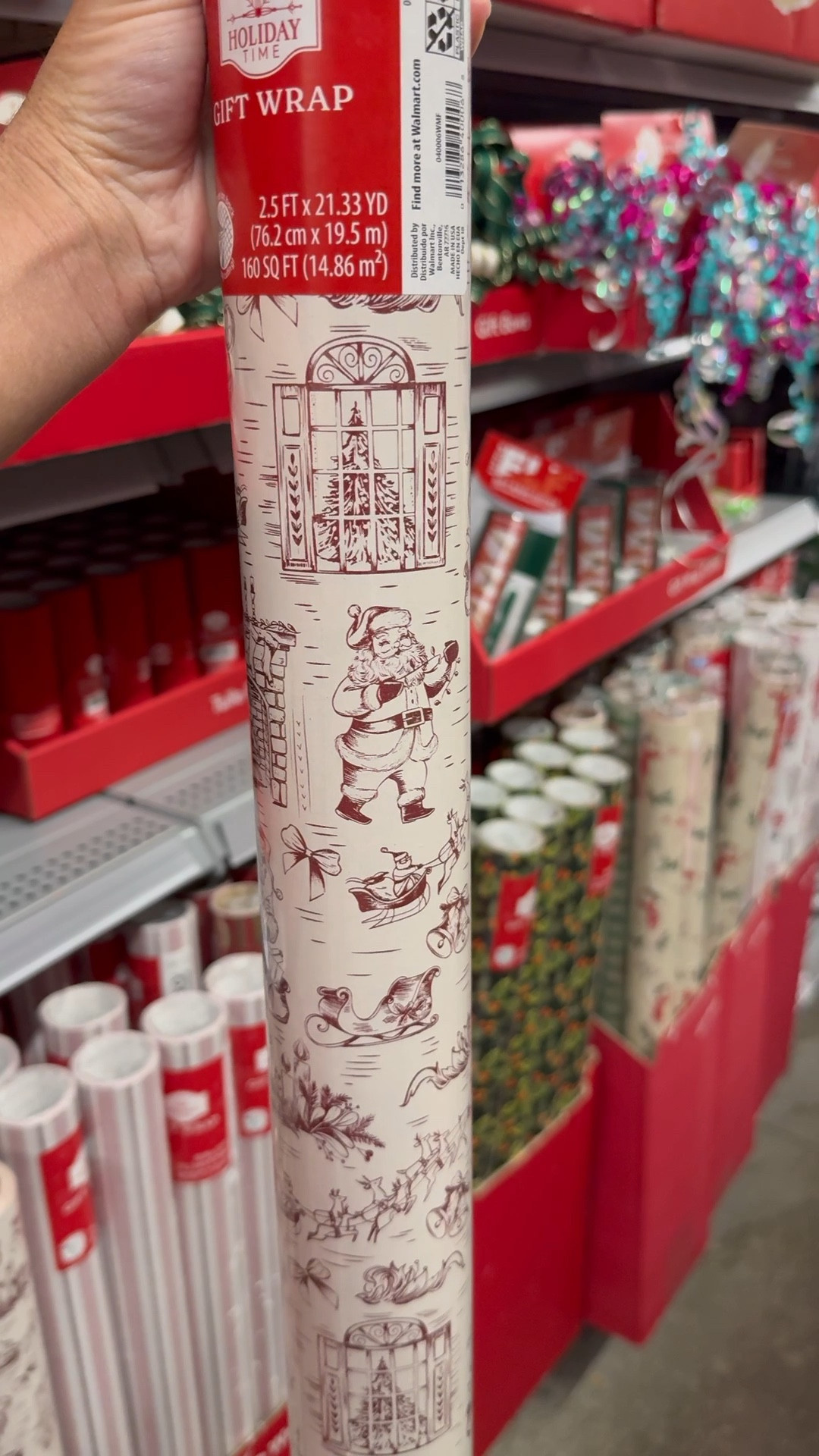 The best Christmas wrapping paper under $6 from Walmart!! It’s so nostalgic and the burgundy color is perfect.

#LTKHome #LTKHoliday #LTKSeasonal