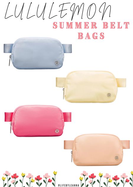 Lululemon summer belt bags! 




#lululemon 
#summerbags
#summerstyle

#LTKItBag #LTKFindsUnder50 #LTKStyleTip