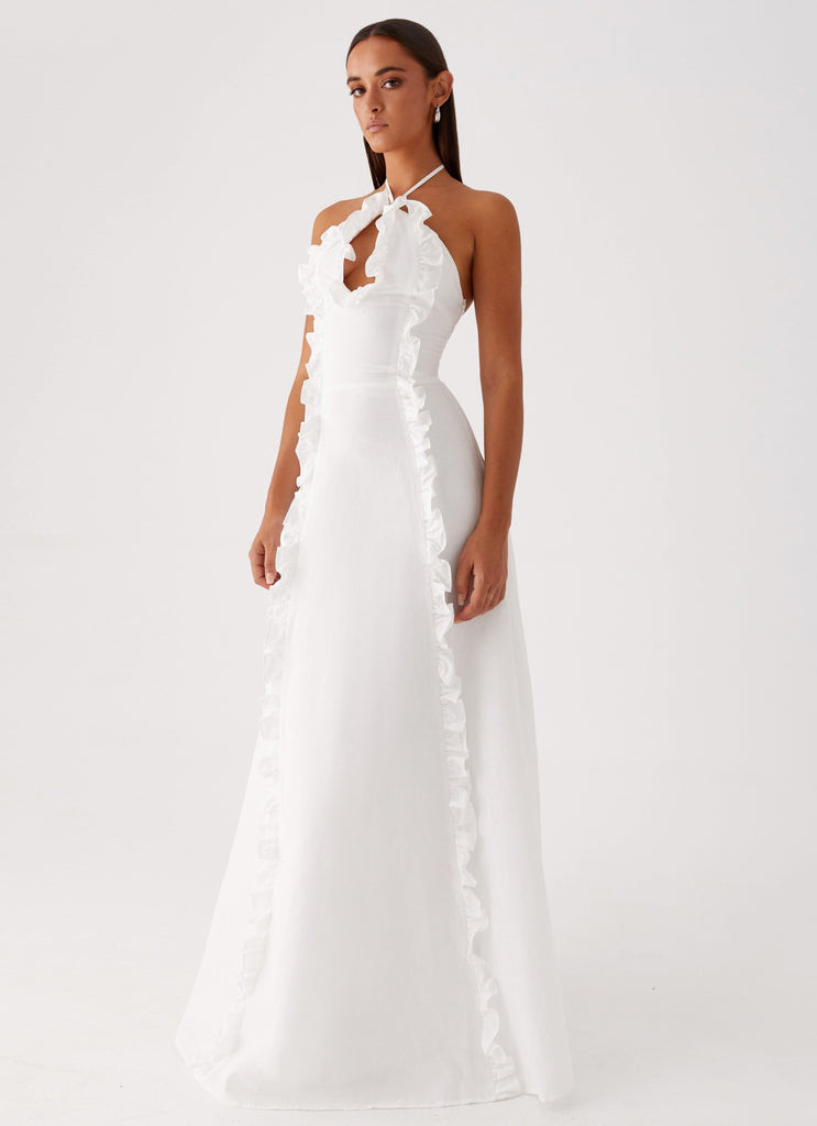 Mariella Maxi Dress - White | Peppermayo (Global)