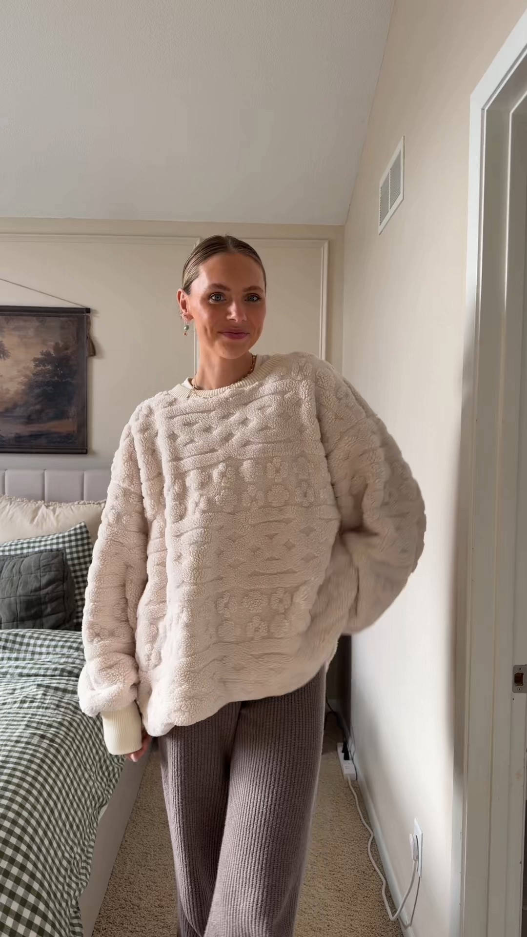 the coziest wfh outfit !! Wearing a medium tall in pants and medium in pullover!

#LTKmomlife #LTKTall #LTKFindsUnder100