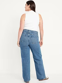 Extra High-Waisted Wide-Leg Jeans | Old Navy (US)