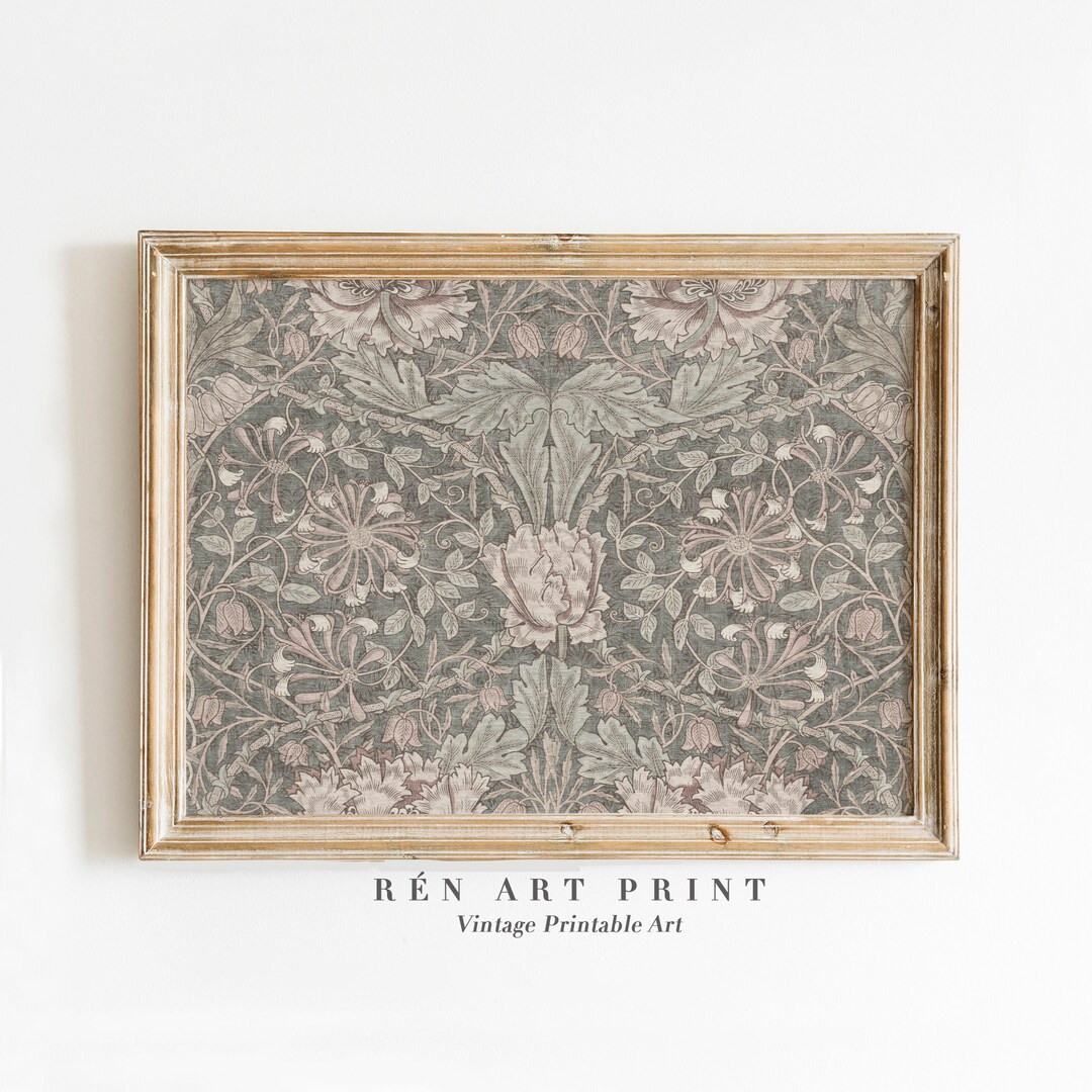 Vintage Tapestry Art Print Antique Textile Printable Wall Art Modern Farmhouse Wall Decor Digital... | Etsy (US)