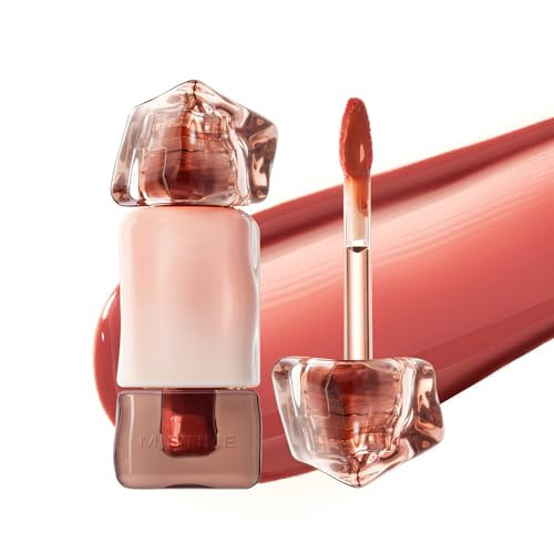 Mistine Lip Gloss Thai latte Long Lasting Lip Glaze Non-sticky Lip Tint Gloss with 1% Peptide Glossy Finish G02 Coral Ice Drop 0.1oz 1 Count | Amazon (US)
