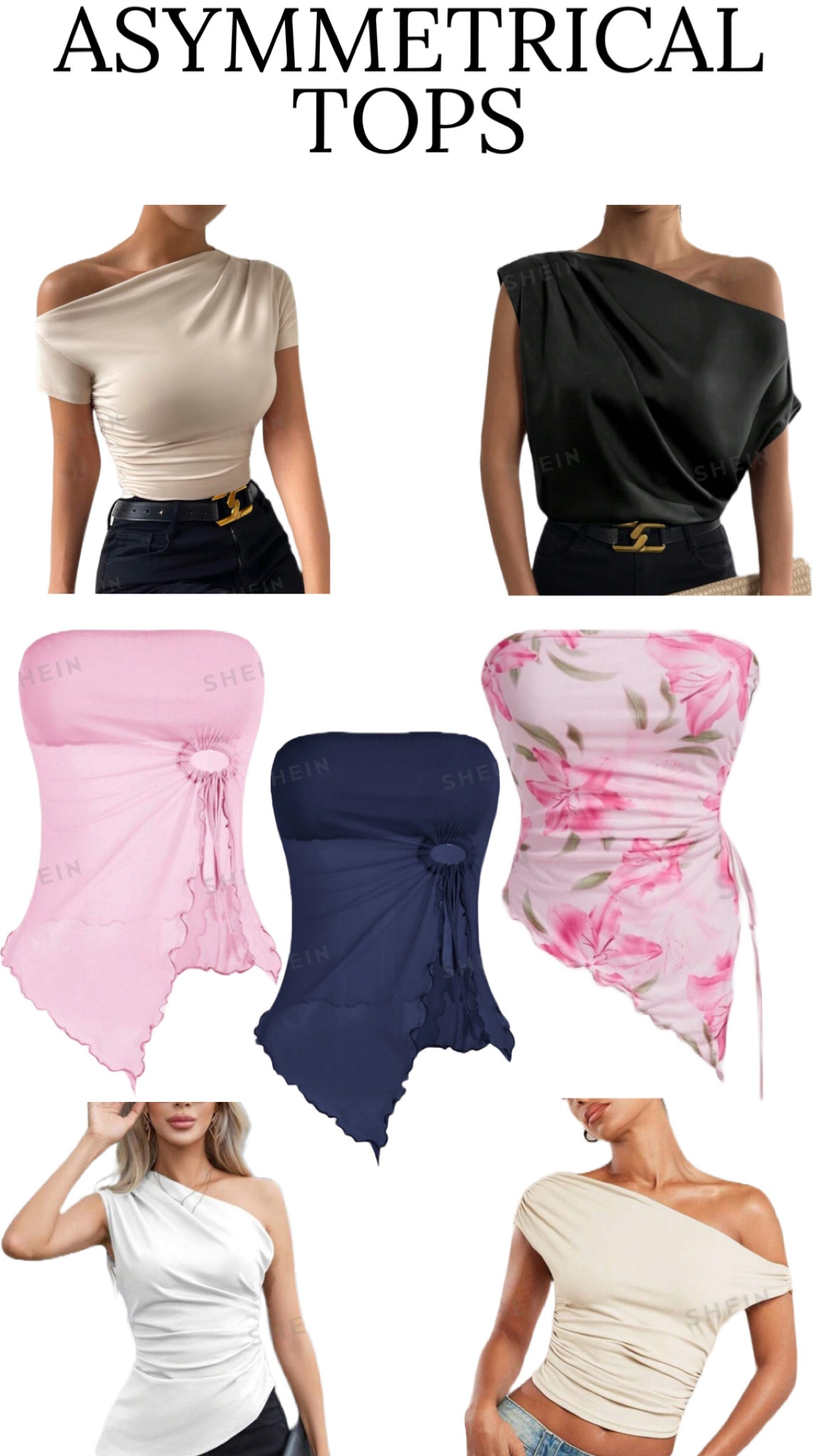 SUMMER FASHION TRENDS: ASYMMETRICAL TOPS 💗

#LTKFindsUnder100 #LTKStyleTip #LTKFindsUnder50