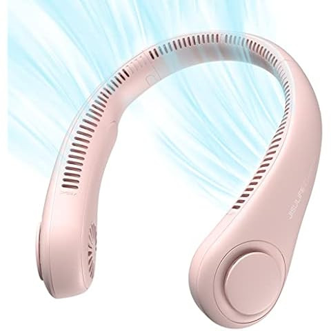 Portable Neck Fan, Hands Free Bladeless Fan, 360° Cooling Personal Fan,Wearable Quiet Fan for Ou... | Amazon (US)