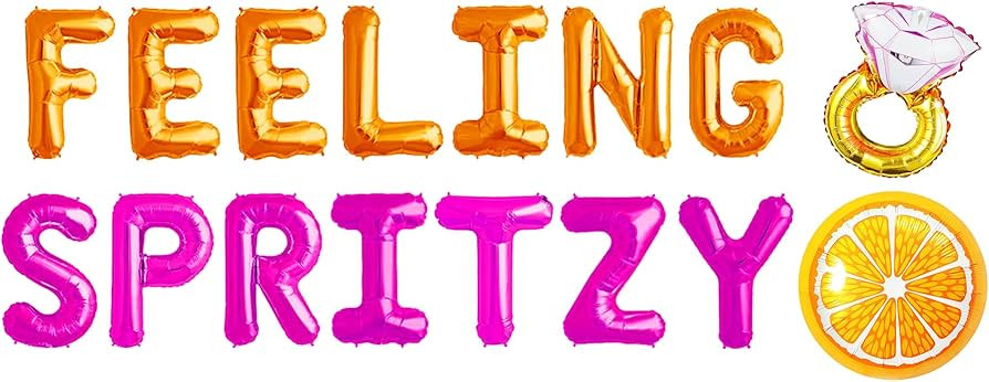 Feeling Spritzy Balloon Banner for Love at First Spritz Bachelorette Party Decorations, Citrus Ba... | Amazon (US)