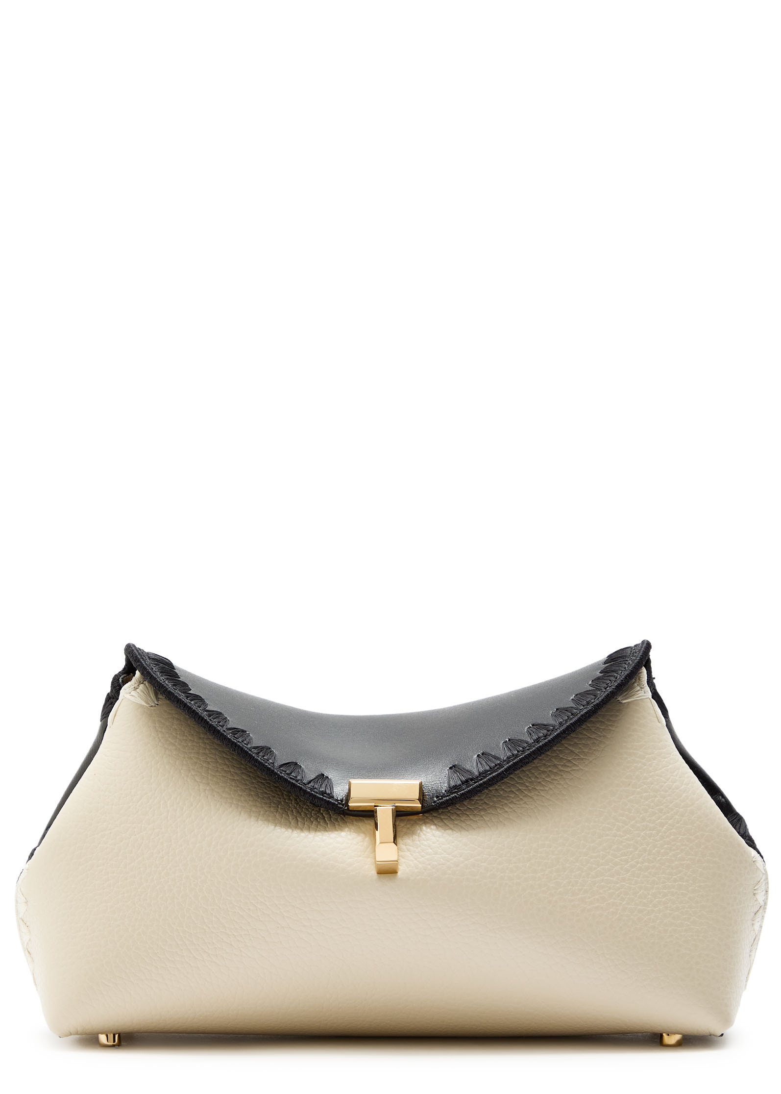 T-Lock panelled mini leather clutch | Harvey Nichols
