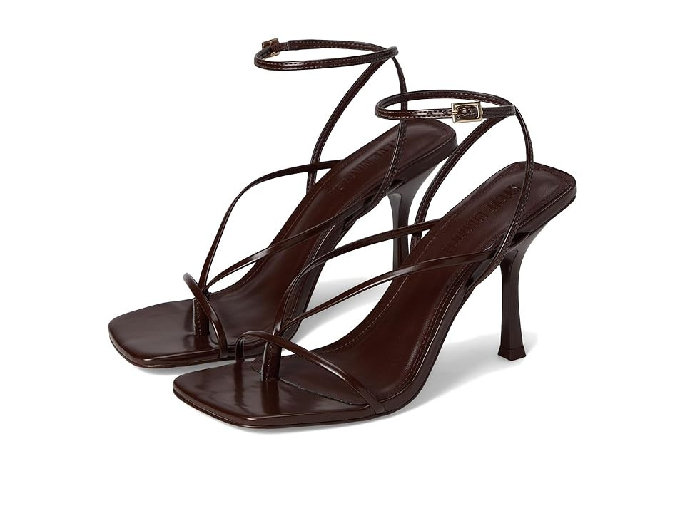 Steve Madden Annie Women's Shoes Brown Patent : 9.5 M | Zappos