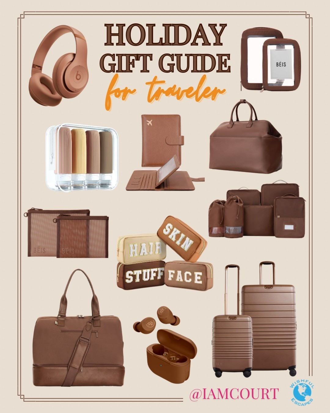 The perfect melanin tone gifts for the traveler in your life! Luggage, headphones, packing cubes and more!

#LTKTravel #LTKGiftGuide
