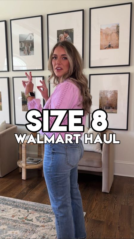Walmart haul! Spring outfits & Easter dress 🐣 the best $18 jeans!! 🤯
Sizing info:
👖 Jeans TTS - size 8 
👚 All tops TTS - M
👗 All dresses TTS - M 
👡  All sandals/heels TTS 

Great dresses to wear to work, work blouses, work tops, workwear style, working mom, size medium, midsize, affordable jeans, stretchy jeans. Curve friendly big booty, eyelet lace top blouse spring outfits spring haul 

@walmartfashion #walmartfashion #walmartpartner

#LTKSeasonal #LTKfindsunder50 #LTKworkwear