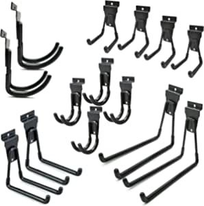ATOOLA Slatwall Hooks, Garage Slatwall Accessories, Multi Size Slatwall Hooks and Hangers, 14Pack | Amazon (US)