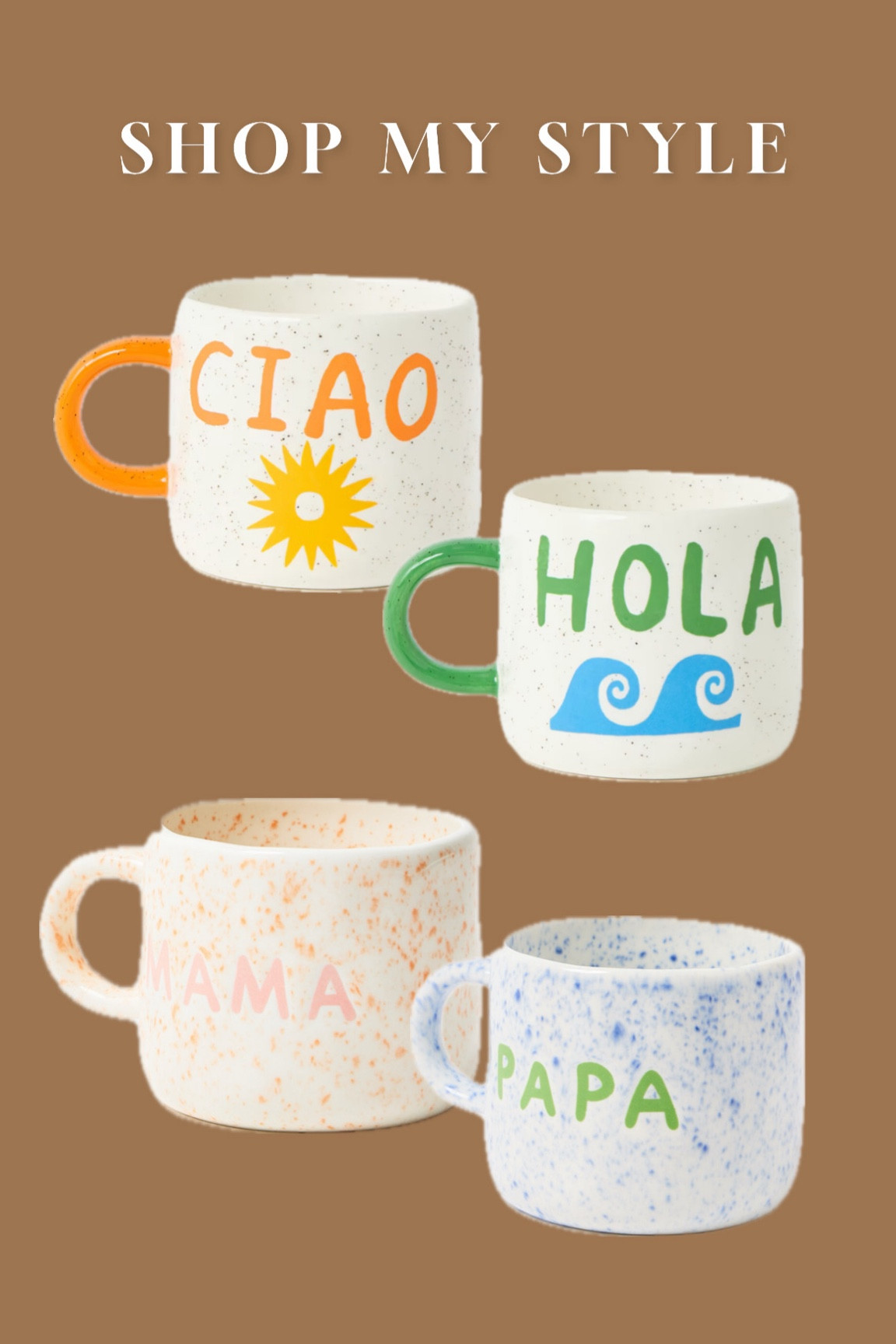 Colourful mug collection 

#LTKuk #LTKhome #LTKspring