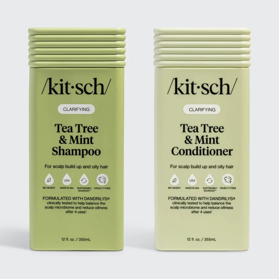 Clarifying Tea Tree & Mint Shampoo & Conditioner Combo | Kitsch