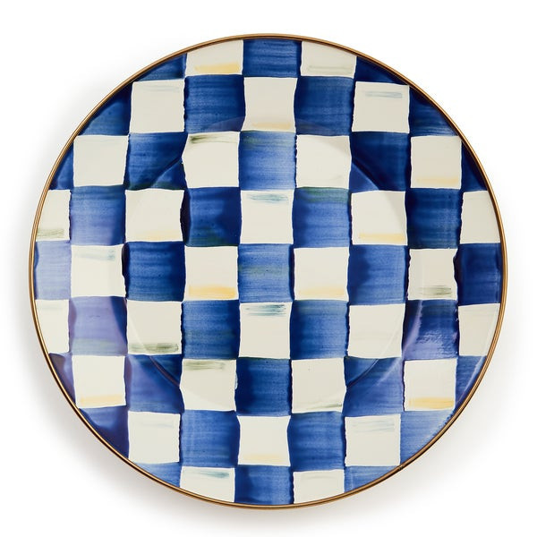 MacKenzie-Childs Royal Check Dinner Plate | MacKenzie-Childs