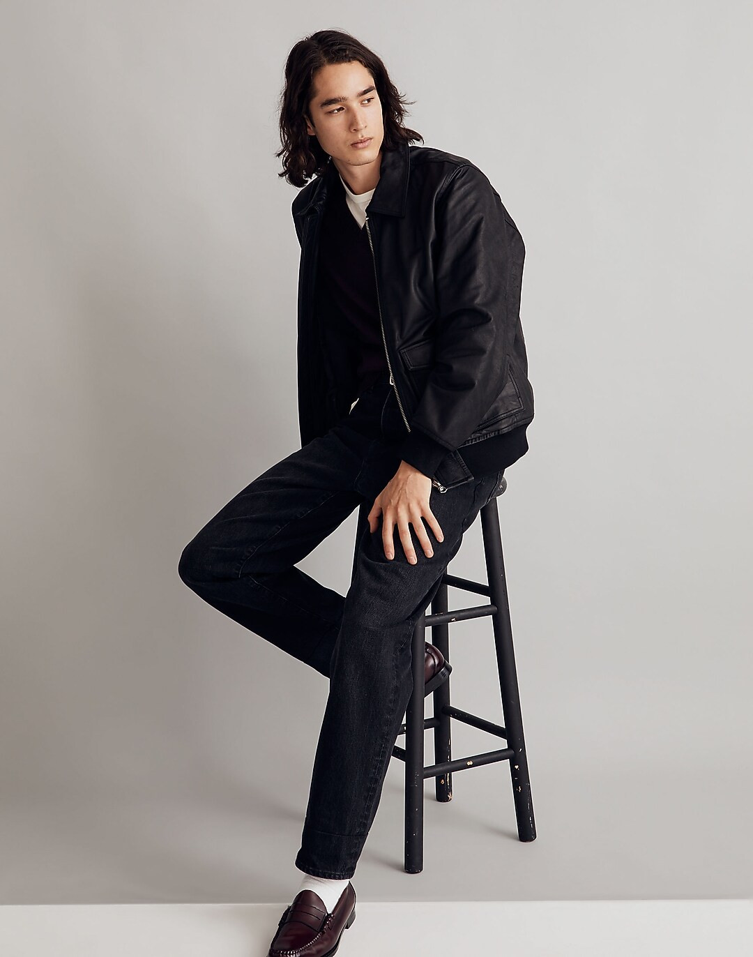 Leather Bomber Jacket | Madewell