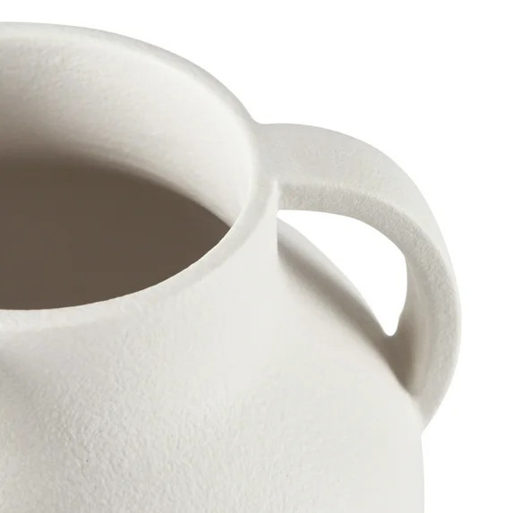Better Homes & Gardens 9.8" White Handled Ceramic Vase | Walmart (US)