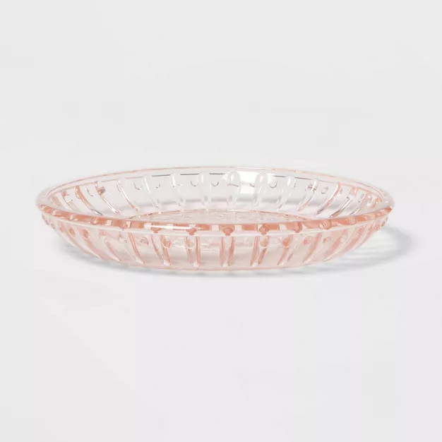 Glass Soap Dish Blush - Threshold™ | Target