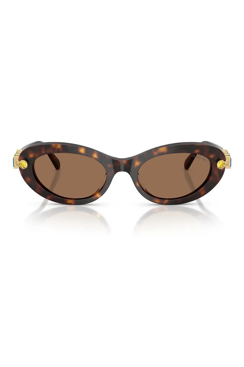 Swarovski 53mm Oval Sunglasses (Women) | Nordstrom | Nordstrom