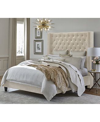 Chloe Ivory Queen Bed, Created for Macy's | Macys (US)