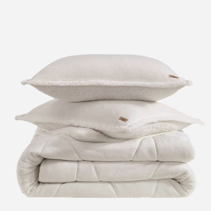 UGG® Avery Comforter Set F/Q Polyester Bedding in Snow | UGG (US)