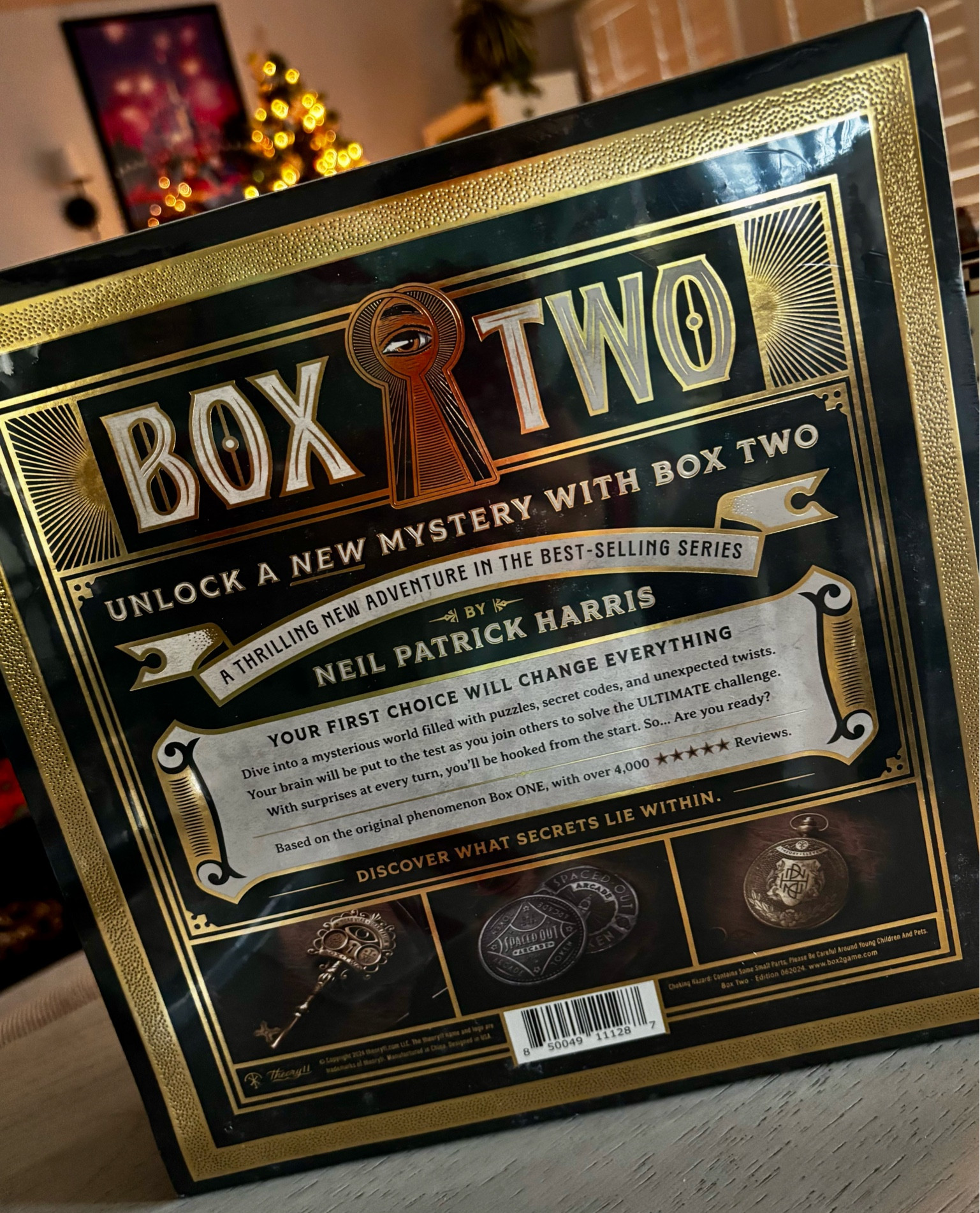 If you love puzzles, escape rooms, or brain-teasing games Box Two by Neil Patrick Harris is a must! This interactive mystery adventure is filled with clever twists, secret codes, and immersive storytelling. It’s perfect for game nights, family challenges, or gifting to puzzle lovers. We had so much fun with this one! Linked on my LTK so you can grab it for your next game night or holiday gift.
#BoxTwo #PuzzleGame #MysteryGames #LTKgiftguide #GameNightIdeas #FamilyFun #NeilPatrickHarrisGame


#LTKFamily #LTKFindsUnder50