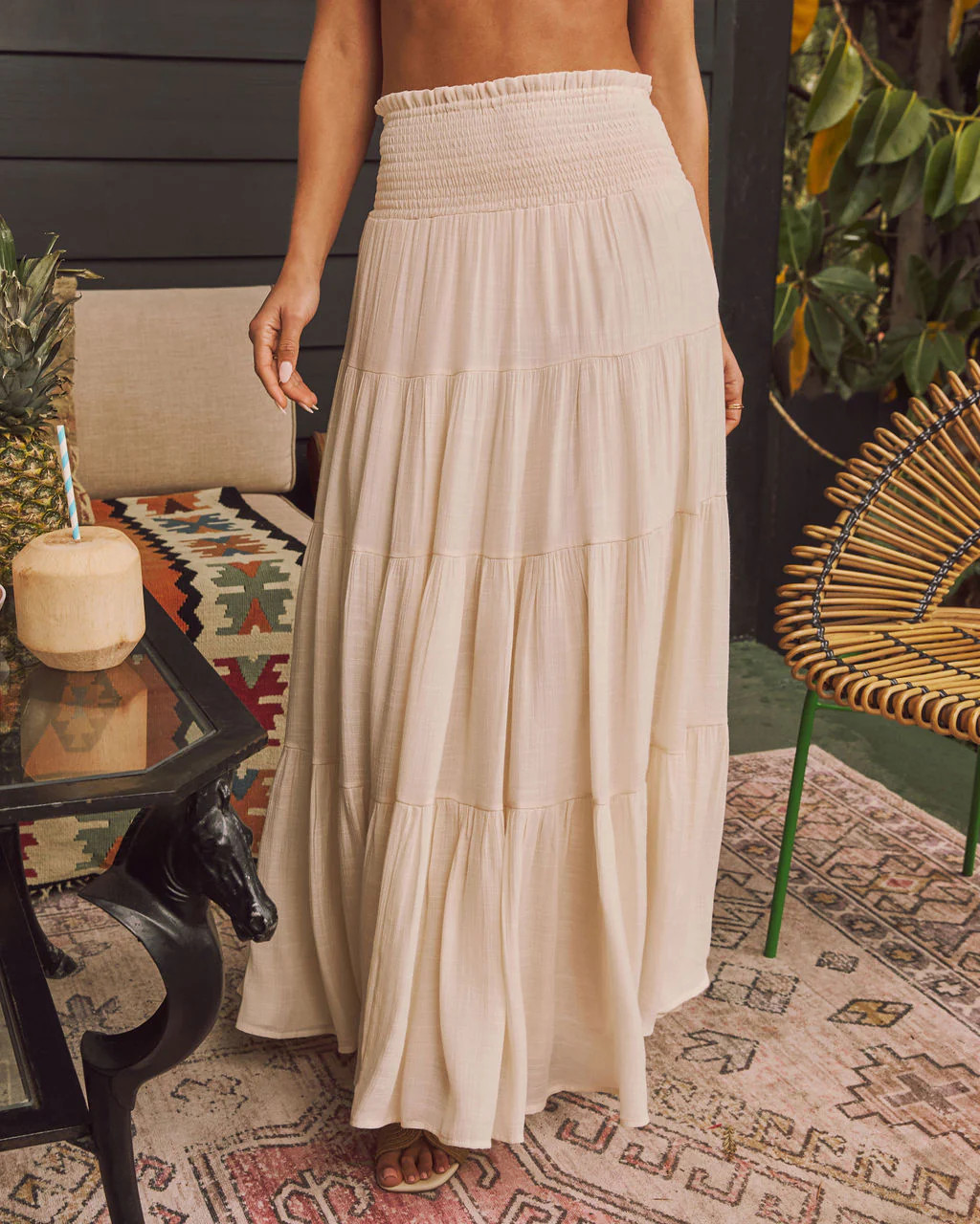 Dulce High Waisted Maxi Skirt | VICI