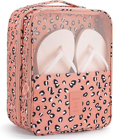 Mossio Shoe Bag Holds 3 Pair of Shoes for Travel and Daily Use Storage Pouch | Amazon (US)