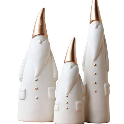 Ceramic Santa Claus Statue, Cute Statues, Father Christmas Figurines for Home Desk Shelf Decor/A ... | Walmart (US)