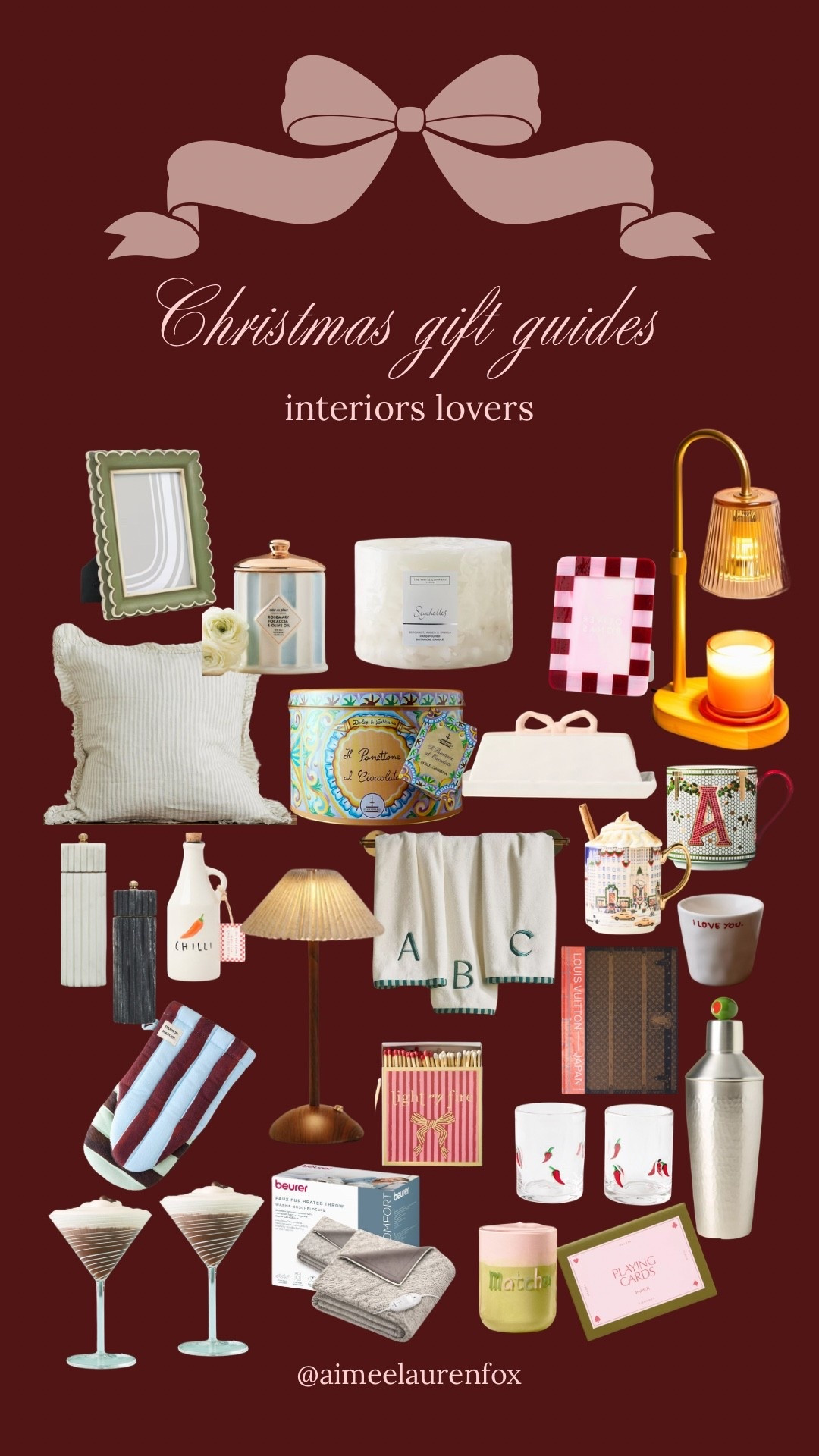 Christmas gift guides for interior lovers

#LTKuk #LTKfestive #LTKgiftguide