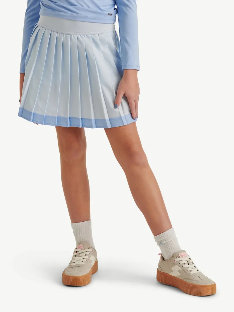 Justice Girl's Colorblock Pleated Active Skirt, Sizes XS - XLP | Walmart (US)