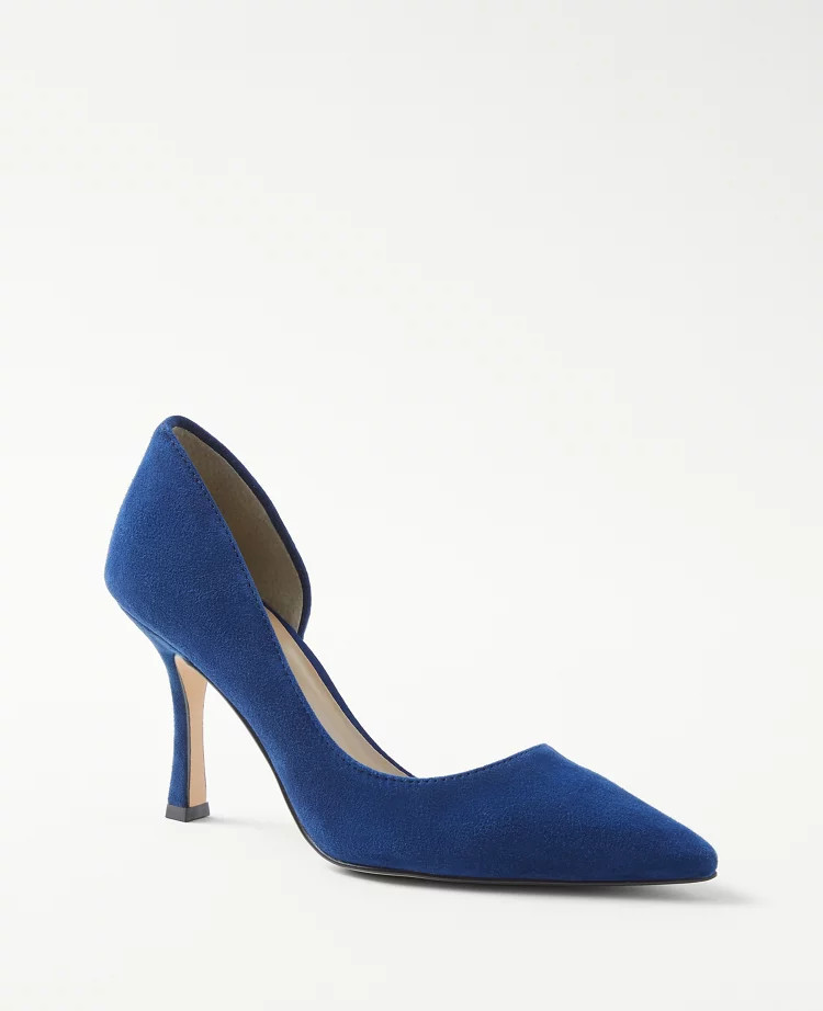 D'Orsay Suede Pumps | Ann Taylor (US)