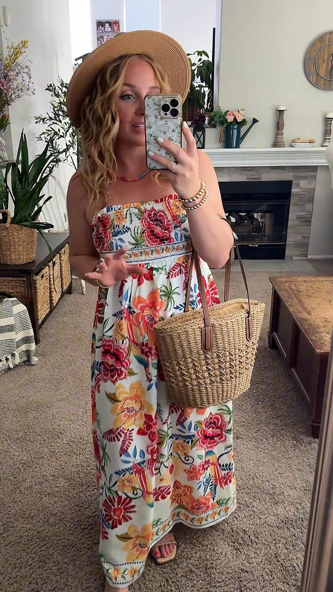 Tropical maxi summer dress, fits tts, petite friendly. I have it paired with a sun hat, straw tote bag, and sandals





Amazon outfits every outfit inspo, outfit ideas, casual outfits amazon, amazon outfits every day, spring outfits 2026, summer outfits, summer dresses, floral summer dress, maxi dresses,

#LTKootd #LTKPetite #LTKTravel