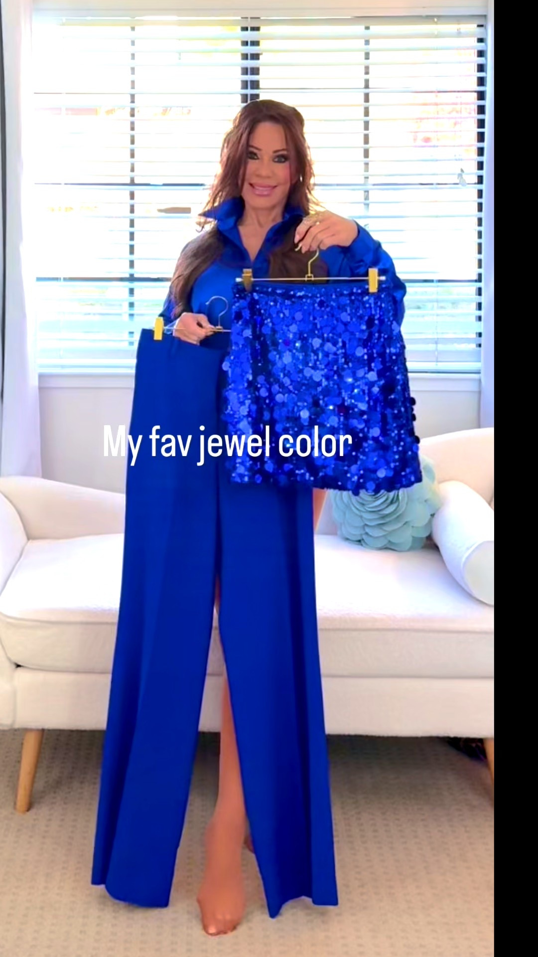 An easy on the pocket way to add sparkle for an event is with a sequin skirt. Or add a satin shirt to soft elegant pants to elevate your style if you like to keep it elegant. 🦋🦋
And btw, both jackets are 💋 mwah and amazing quality and pricing. 
#fashionReels
#coats
#croppedJacket
#GRWM
#hoiidayStyle
#chic
#sparkles
#sequins

#LTKFindsUnder50 #LTKFindsUnder100 #LTKootd