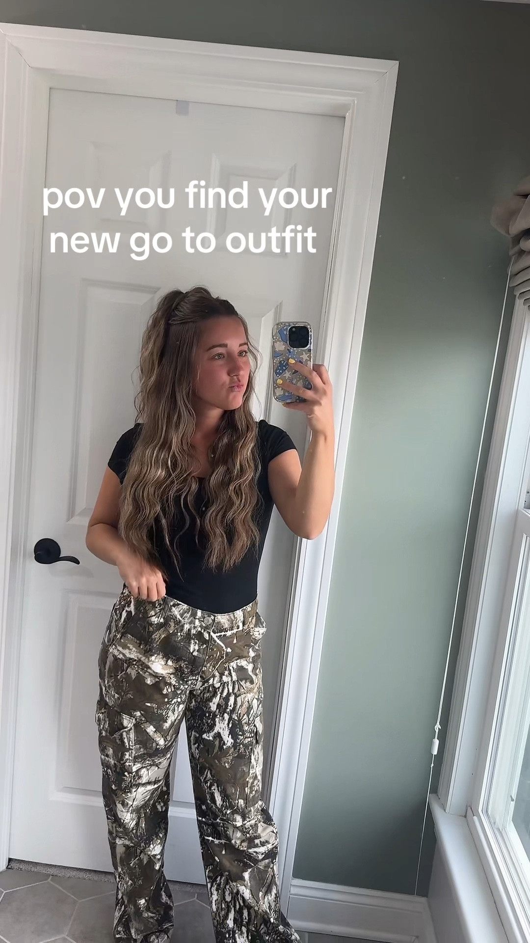 Effortlessly stylish with a pop of edge – black top and camo pants for a look that’s great for every day! #OOTD #CamoStyle #CasualChic #StreetStyle #BlackAndCamo #FashionInspo #EffortlessStyle

#LTKStyleTip #LTKFindsUnder50