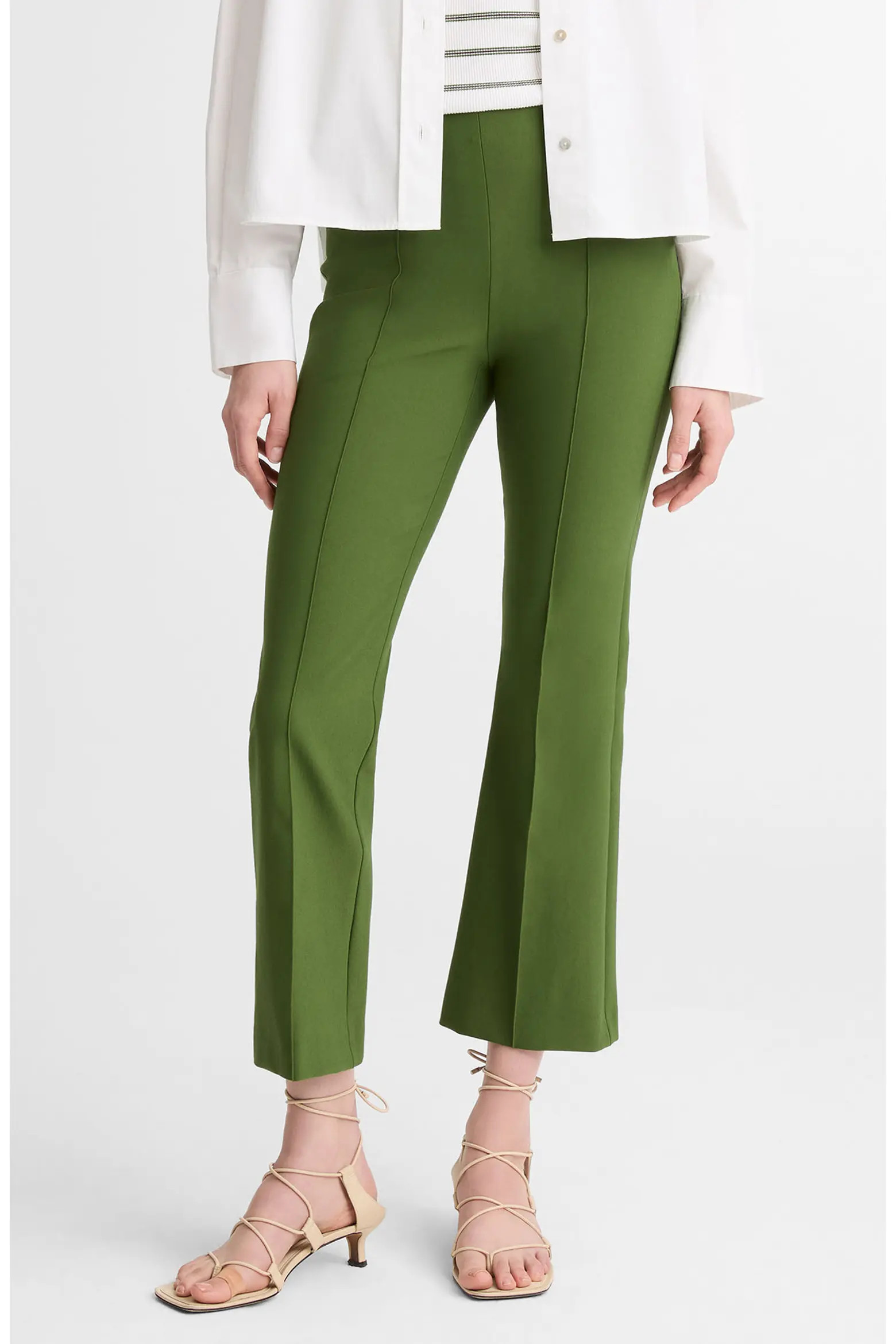 Niki Mid Rise Crop Flare Pants (Women) | Nordstrom | Nordstrom