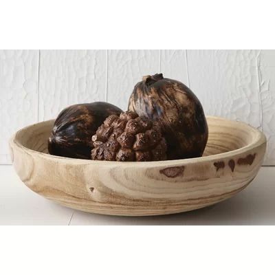 Carnany Lower Paulownia Wood Bowl | Wayfair North America