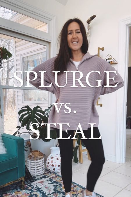 Splurge vs steal … one of these pullovers is $158 and 1 is $43!! 

#LTKover40 #LTKsalealert #LTKfindsunder50