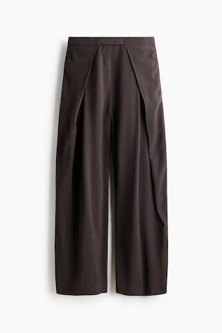H & M - Wrap-Detail Balloon-Leg Pants - Dark Brown | H&M (US + CA)