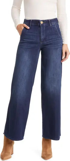 Whitney 'Ab'Solution Skyrise Wide Leg Jeans | Nordstrom